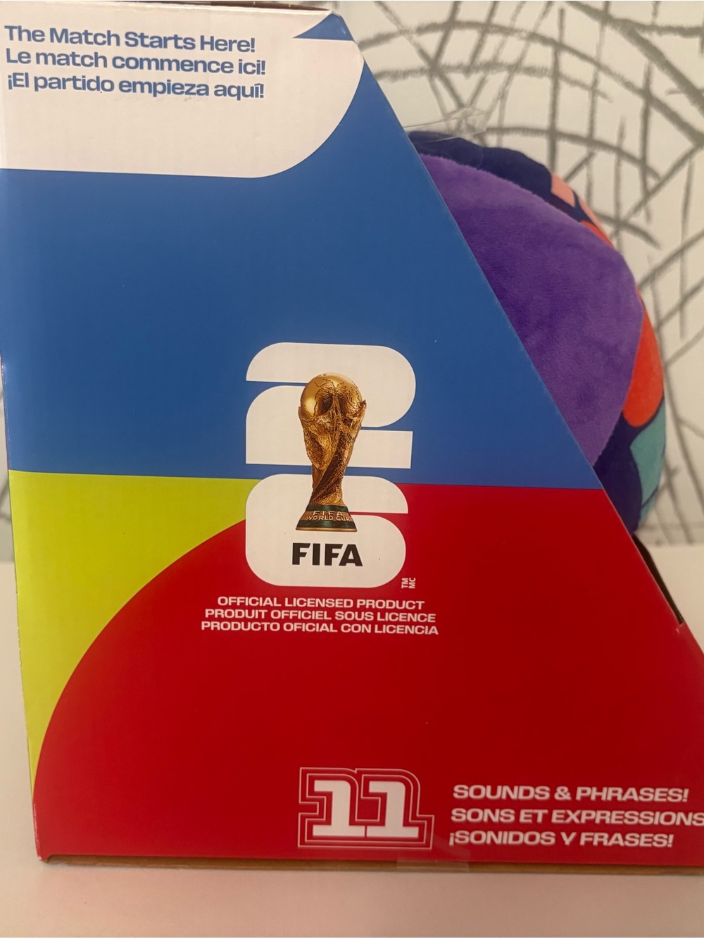 FIFA World Cup 2026 Plush Set Includes: Bear And Plush Soccer Ball With 11Sounds - Picture 8 of 15